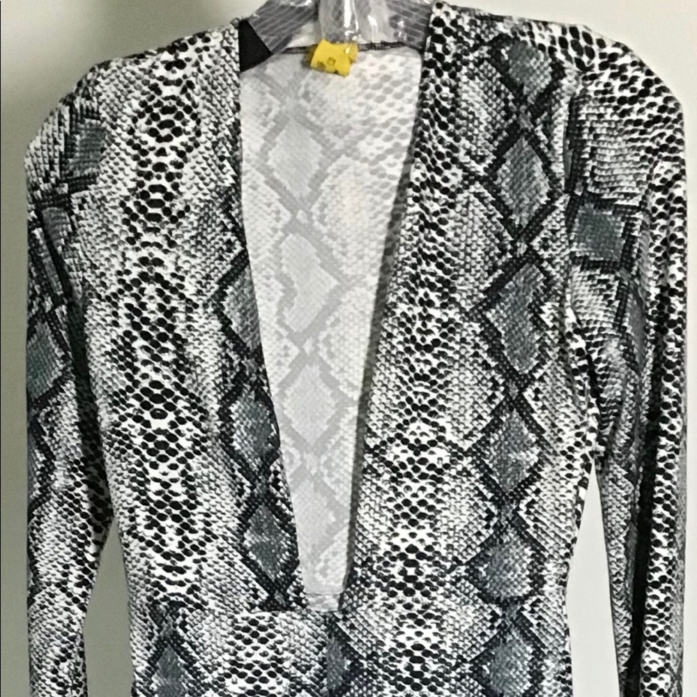 Snake skin dress